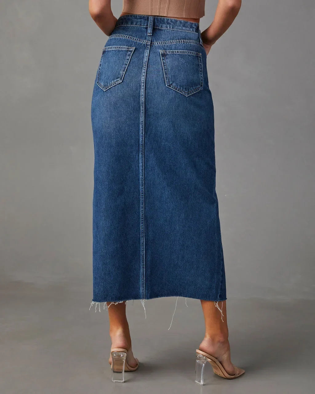 Denise™ | High-Waist Denim Skirt