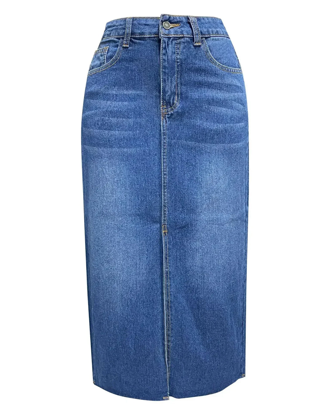 Denise™ | High-Waist Denim Skirt