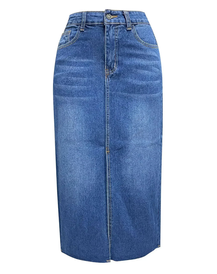 Denise™ | High-Waist Denim Skirt