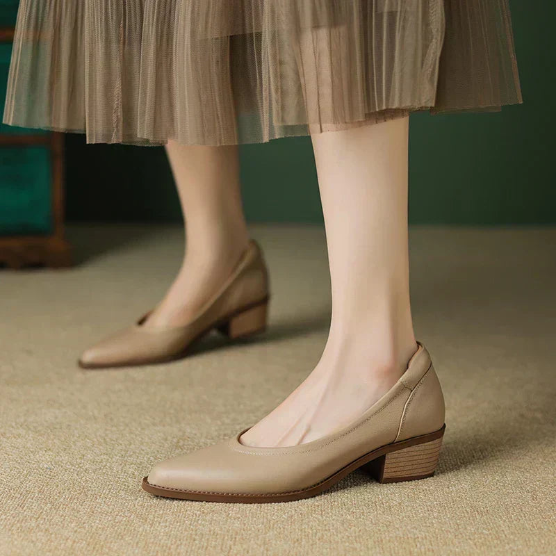 Michela™ | Graceful Mid-Heel Shoes