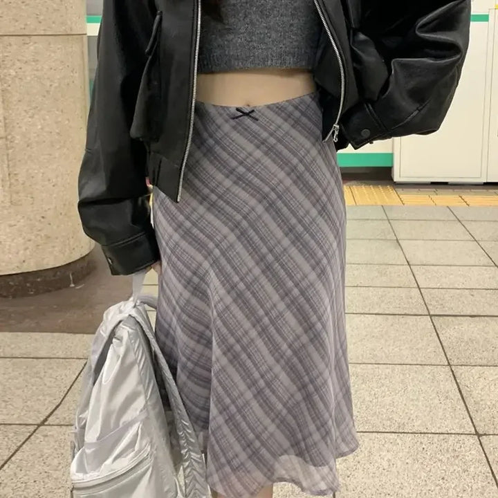 Moriah™ | Plaid Midi Skirt