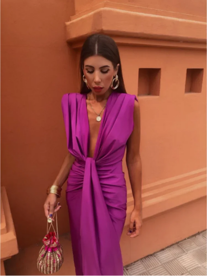 Daisy | Elegant Pleated Dress