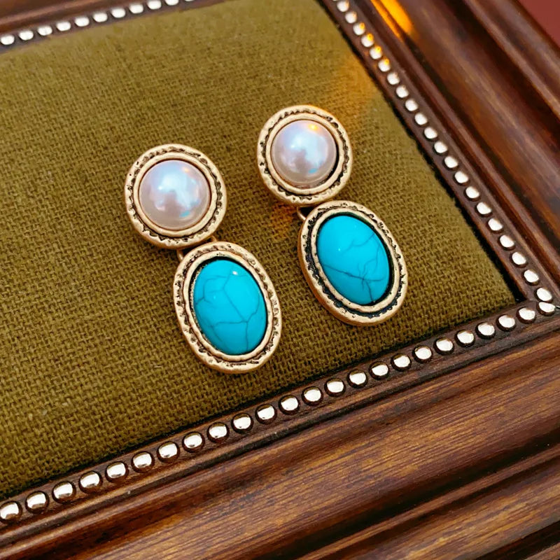 Delphine™ | Turquoise Pearl Set