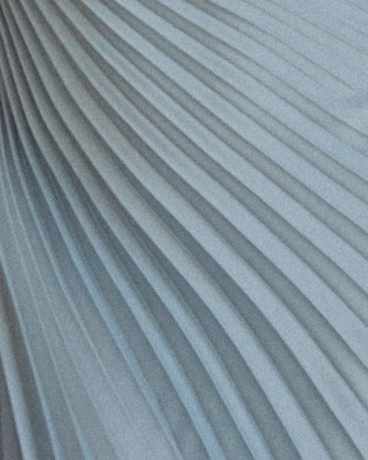 Delfina - Satin One-Shoulder Pleated Gown Maxi  Dress