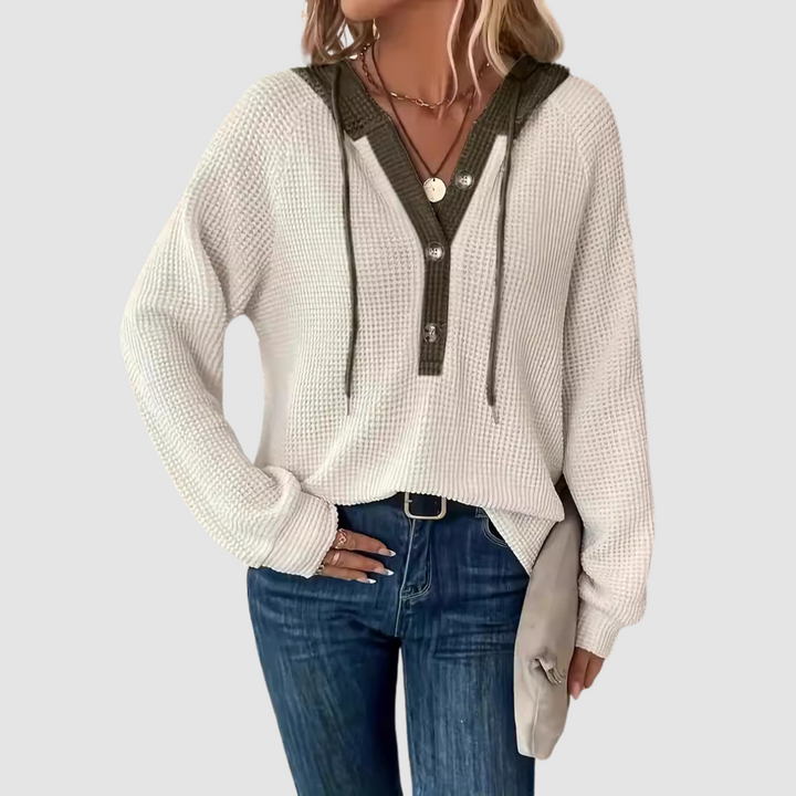 Trish Premium Knitted Long Sleeve Hoodie