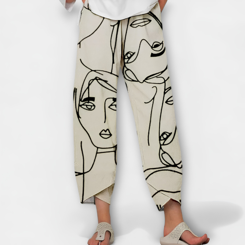 Ariya™ | Flowy Linen Trousers