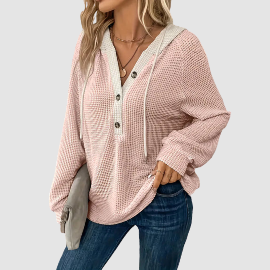 Trish Premium Knitted Long Sleeve Hoodie