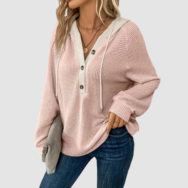 Trish Premium Knitted Long Sleeve Hoodie