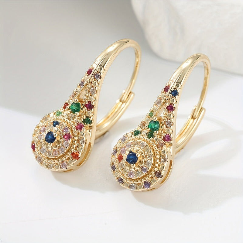 Zora™ | Zirconia Bloom Earrings