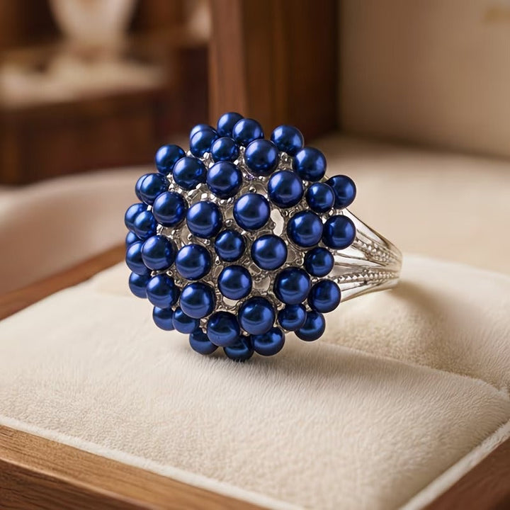 Mila™ | Coloured Inlaid Pearl Ring
