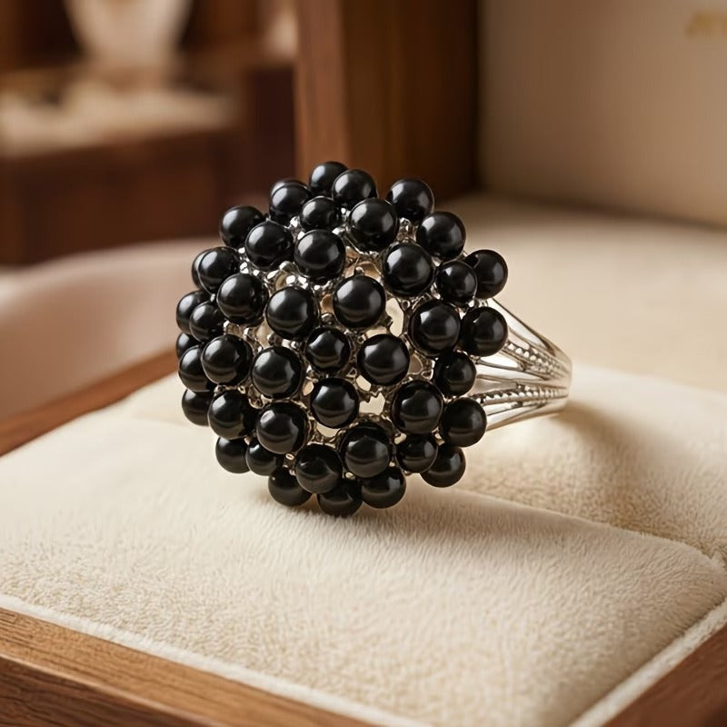 Mila™ | Coloured Inlaid Pearl Ring