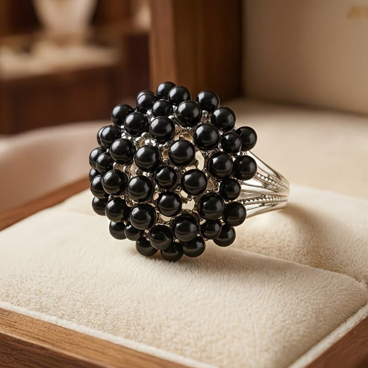 Mila™ | Coloured Inlaid Pearl Ring