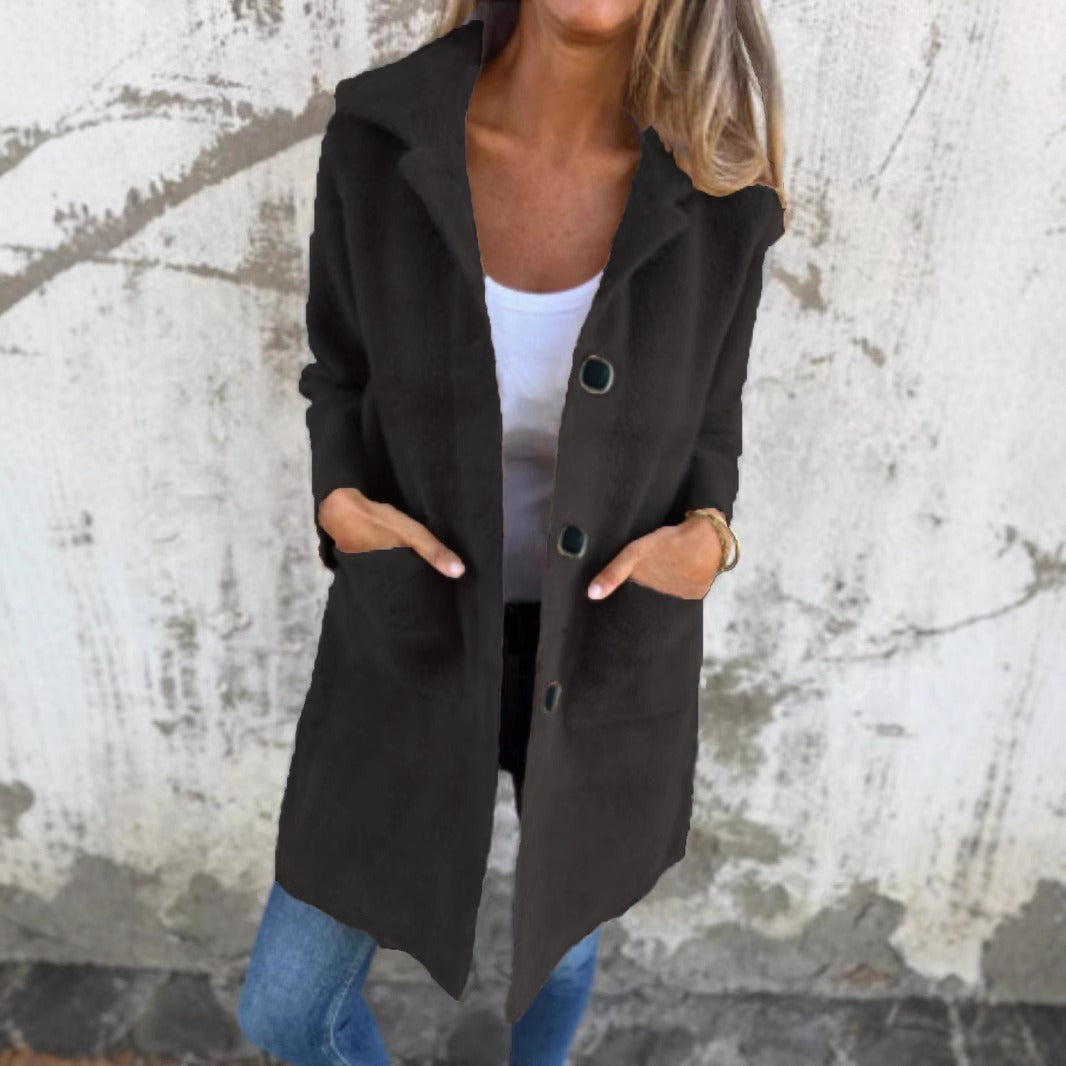 Morwenna | Long-Sleeve Button Coat