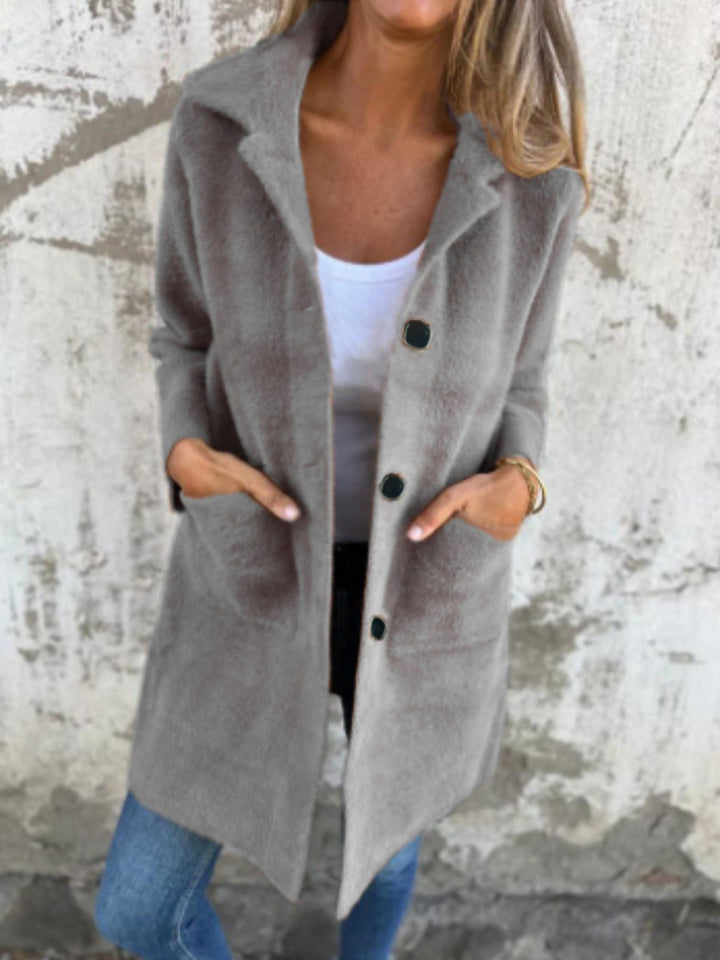 Morwenna | Long-Sleeve Button Coat