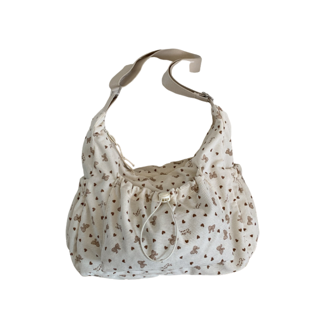 Harlow™ | Plaid Drawstring Cloud Hobo Bag