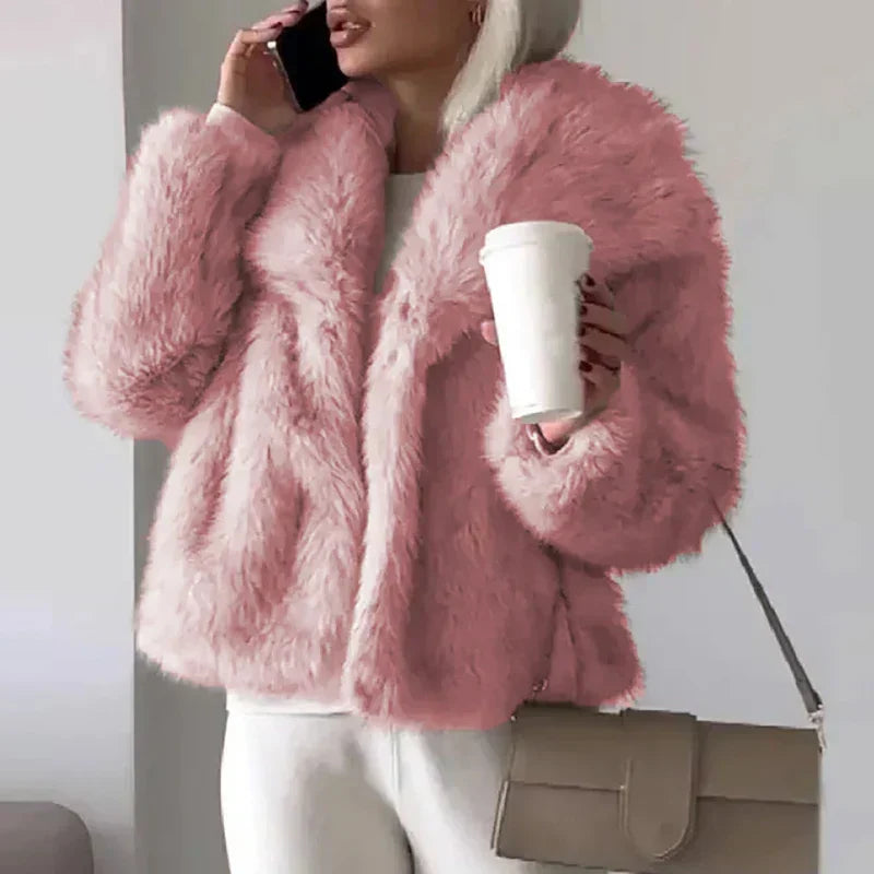 Charnotte | Chic Faux-Fur Winter Jacket
