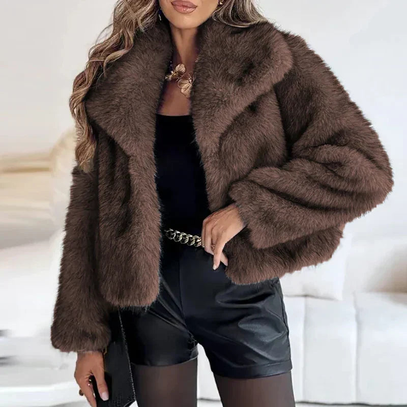Charnotte | Chic Faux-Fur Winter Jacket