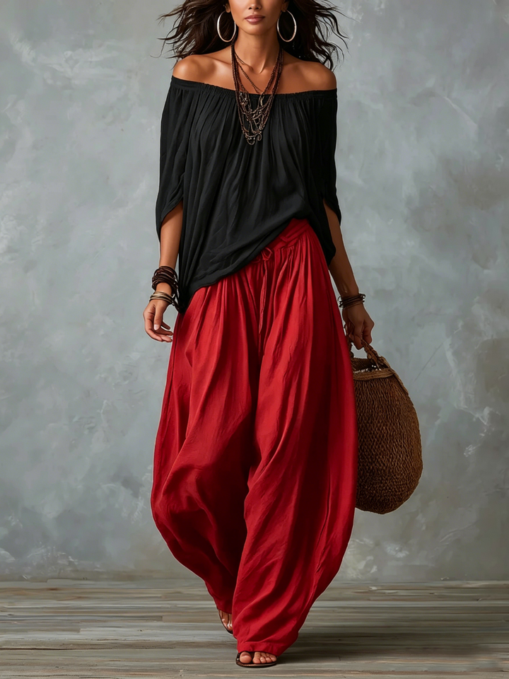 Lila | Off-Shoulder Two-Piece Set