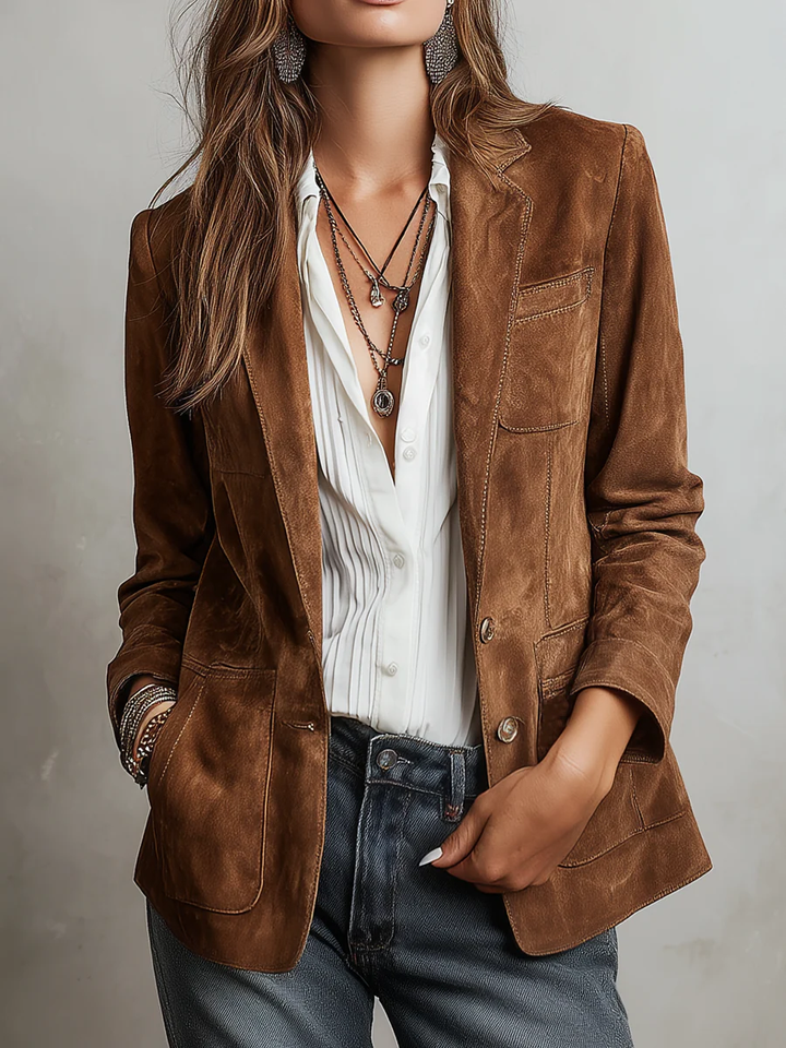 Camilla | Vintage Brown Blazer