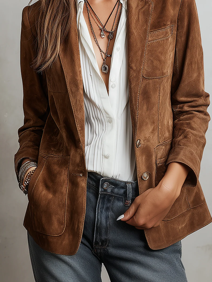 Camilla | Vintage Brown Blazer