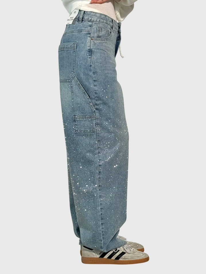 Stella™ | Diamond-Pattern Trousers