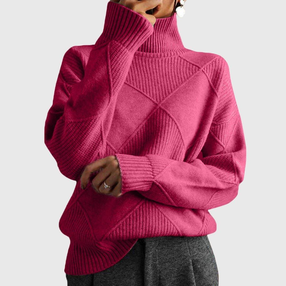 Juliette | High-Neck Knit Top