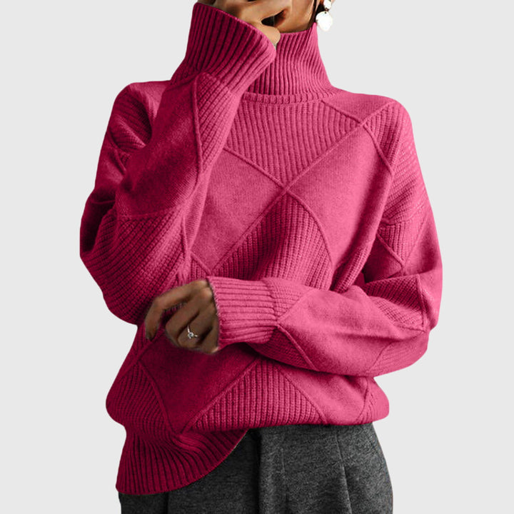 Juliette | High-Neck Knit Top