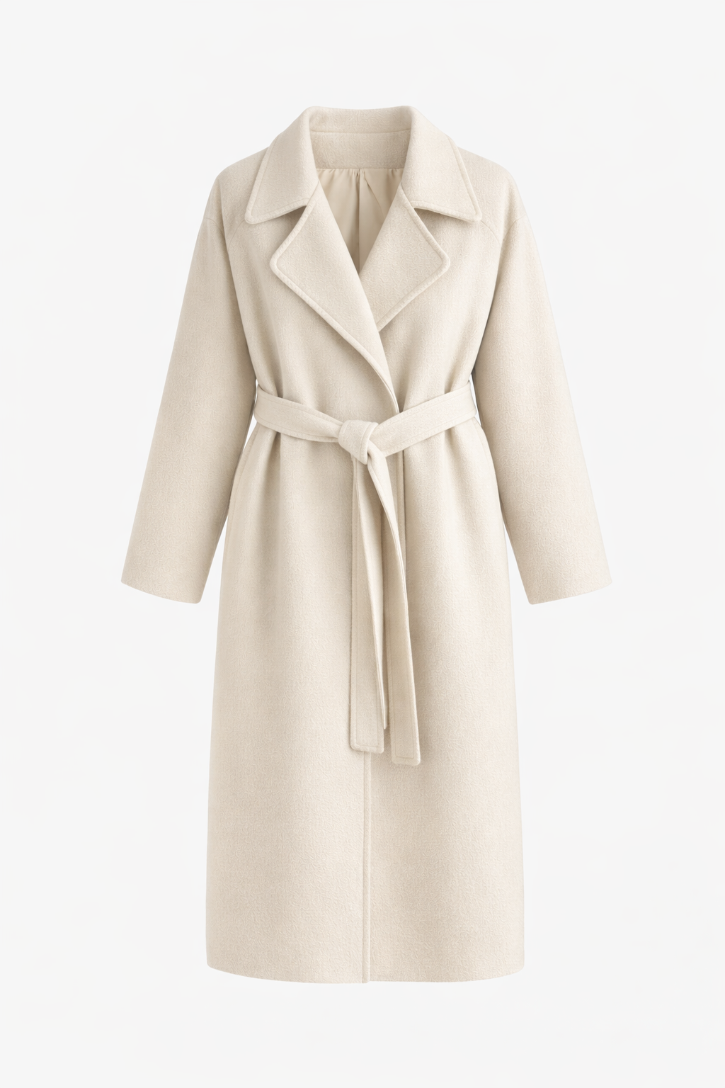 Kaithlin - Elegant Belted Long Coat