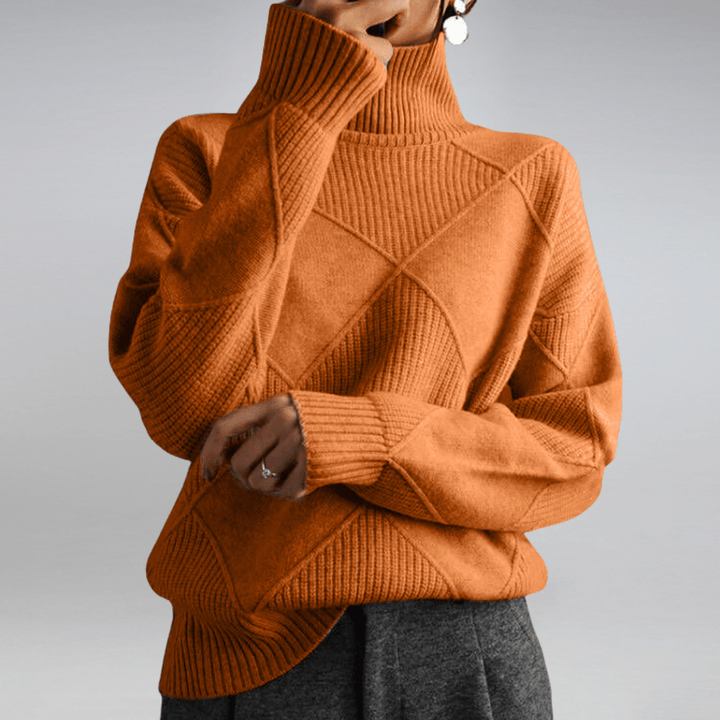 Ytsje | Knitted Jumper with Roll Neck