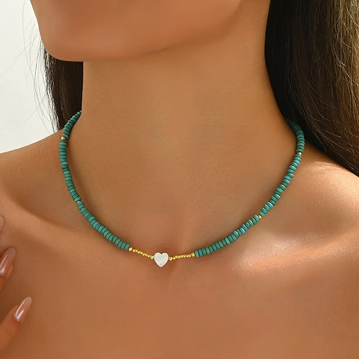Cora™ | Turquoise Heart Necklace