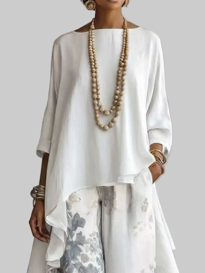 Odette | Floral Trousers Set