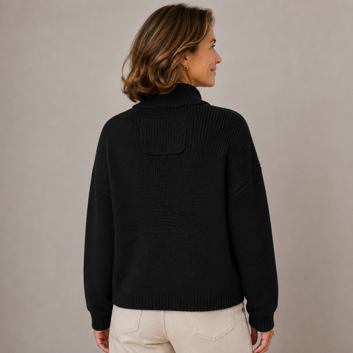 Augusta Stand Collar Button Cardigan