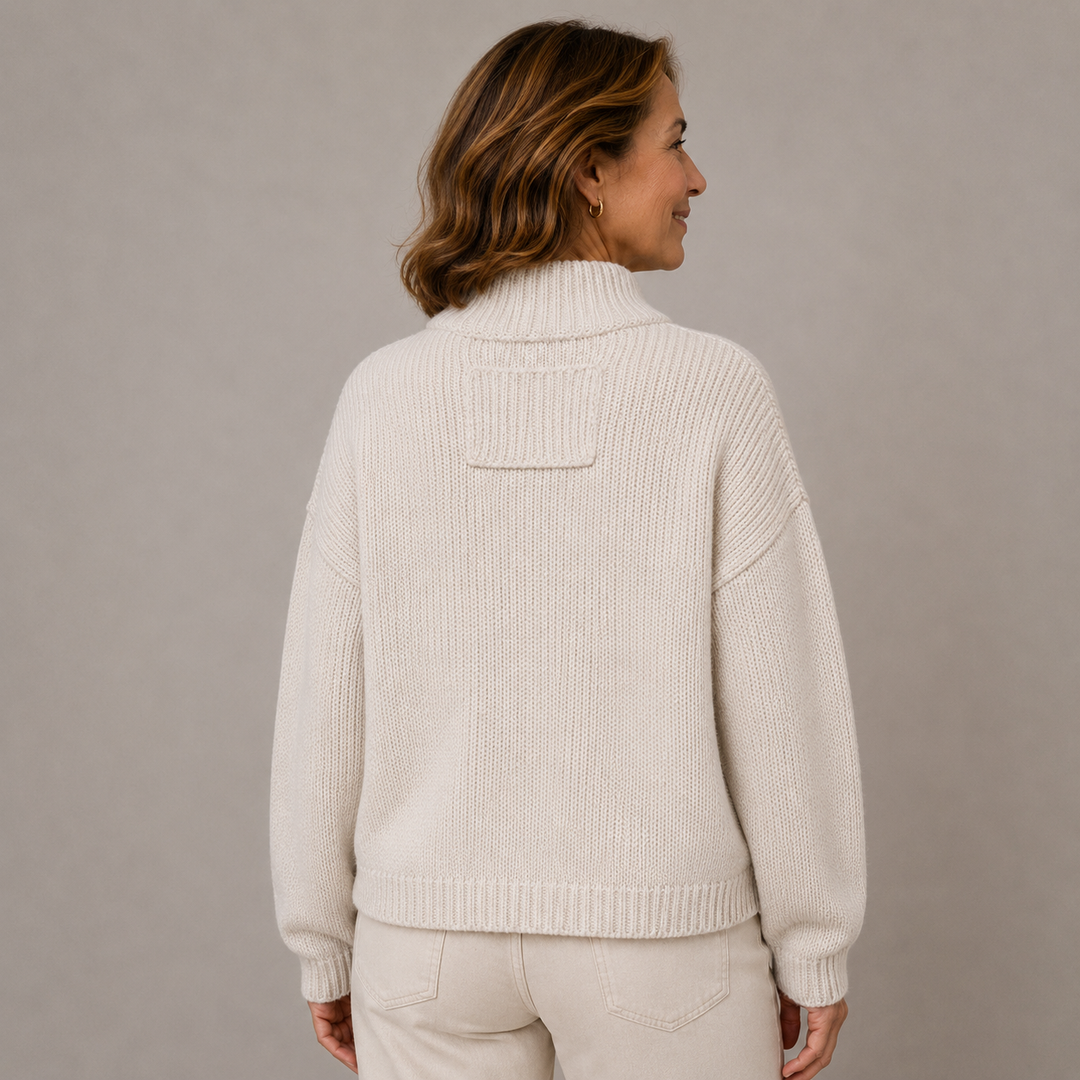 Augusta Stand Collar Button Cardigan