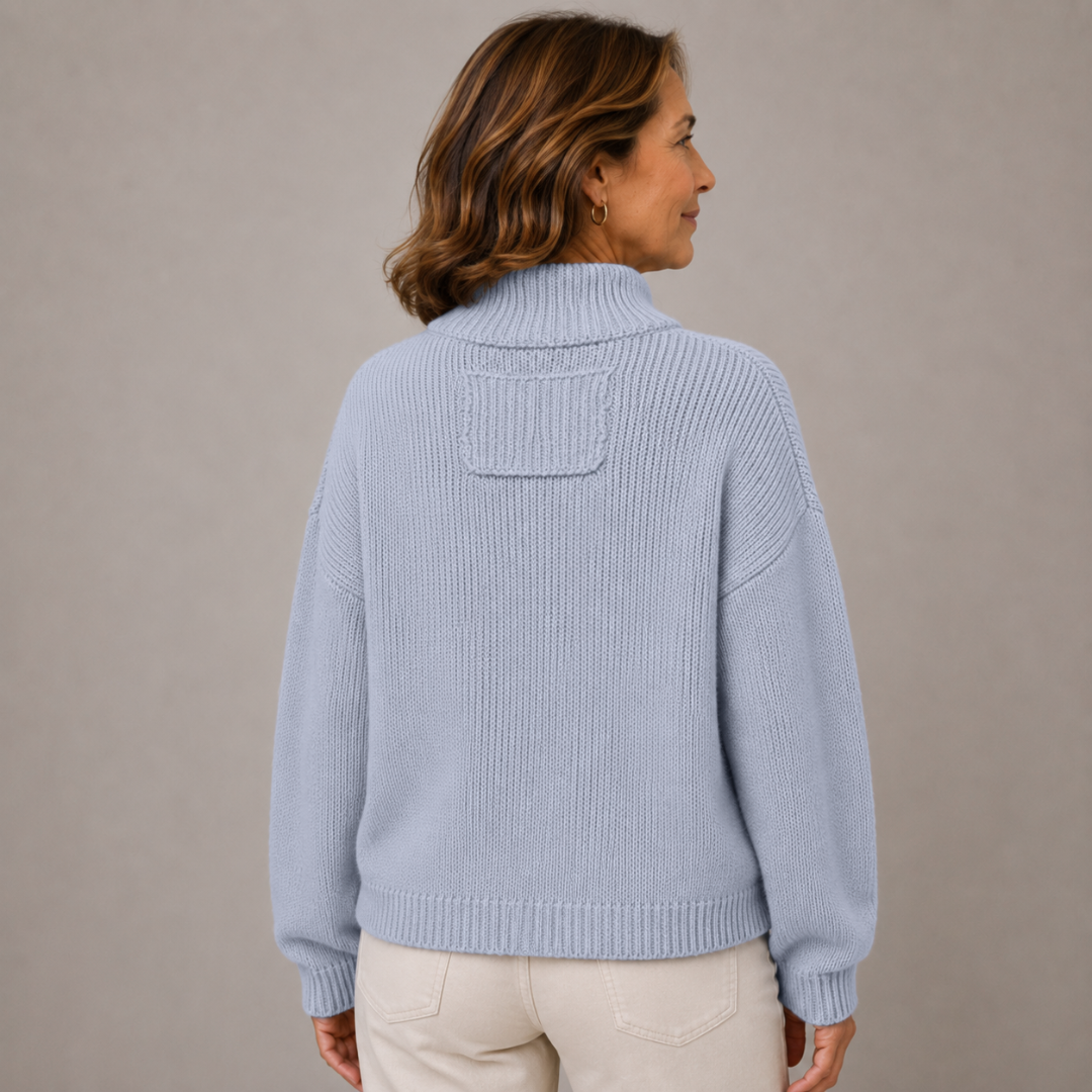 Augusta Stand Collar Button Cardigan