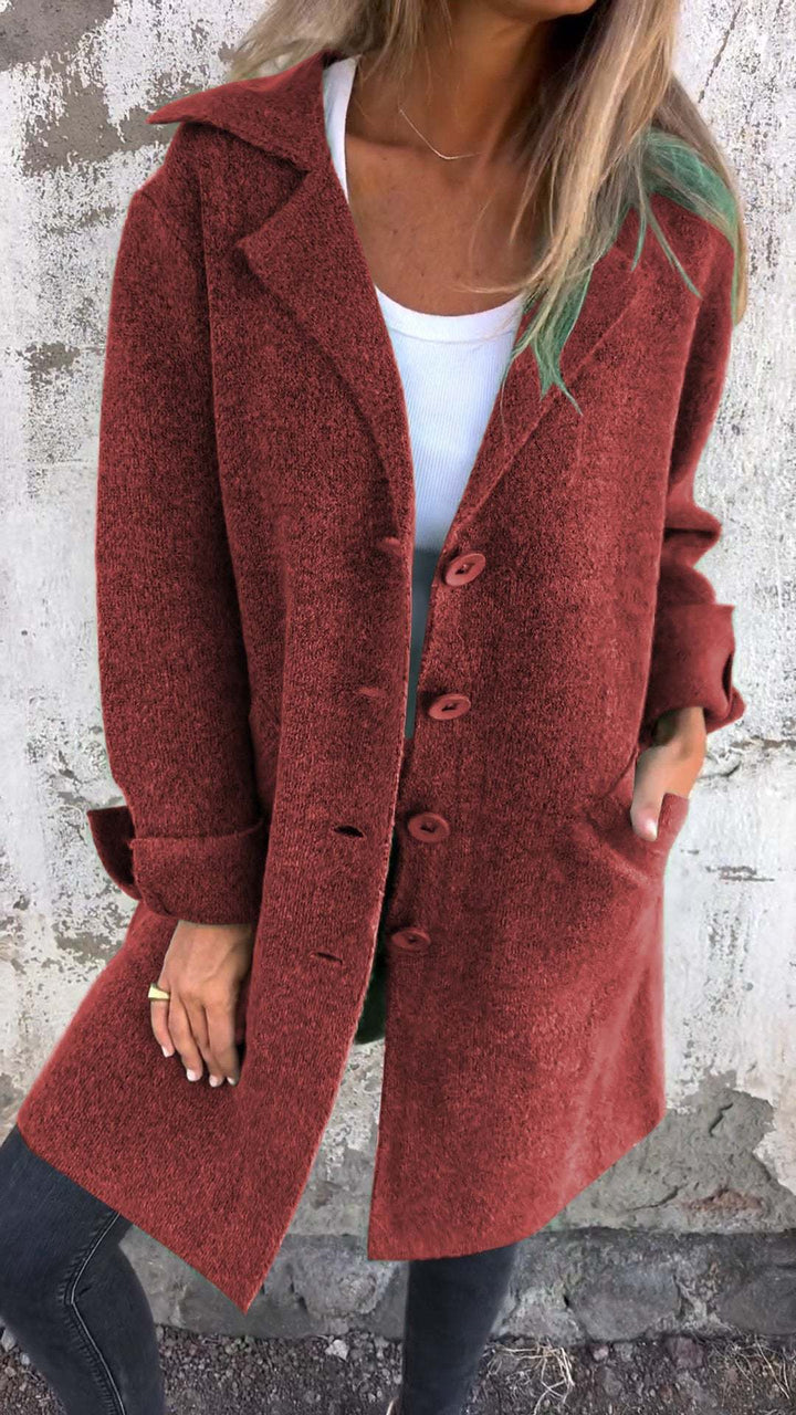 Elspeth™ | Longline Lapel Coat