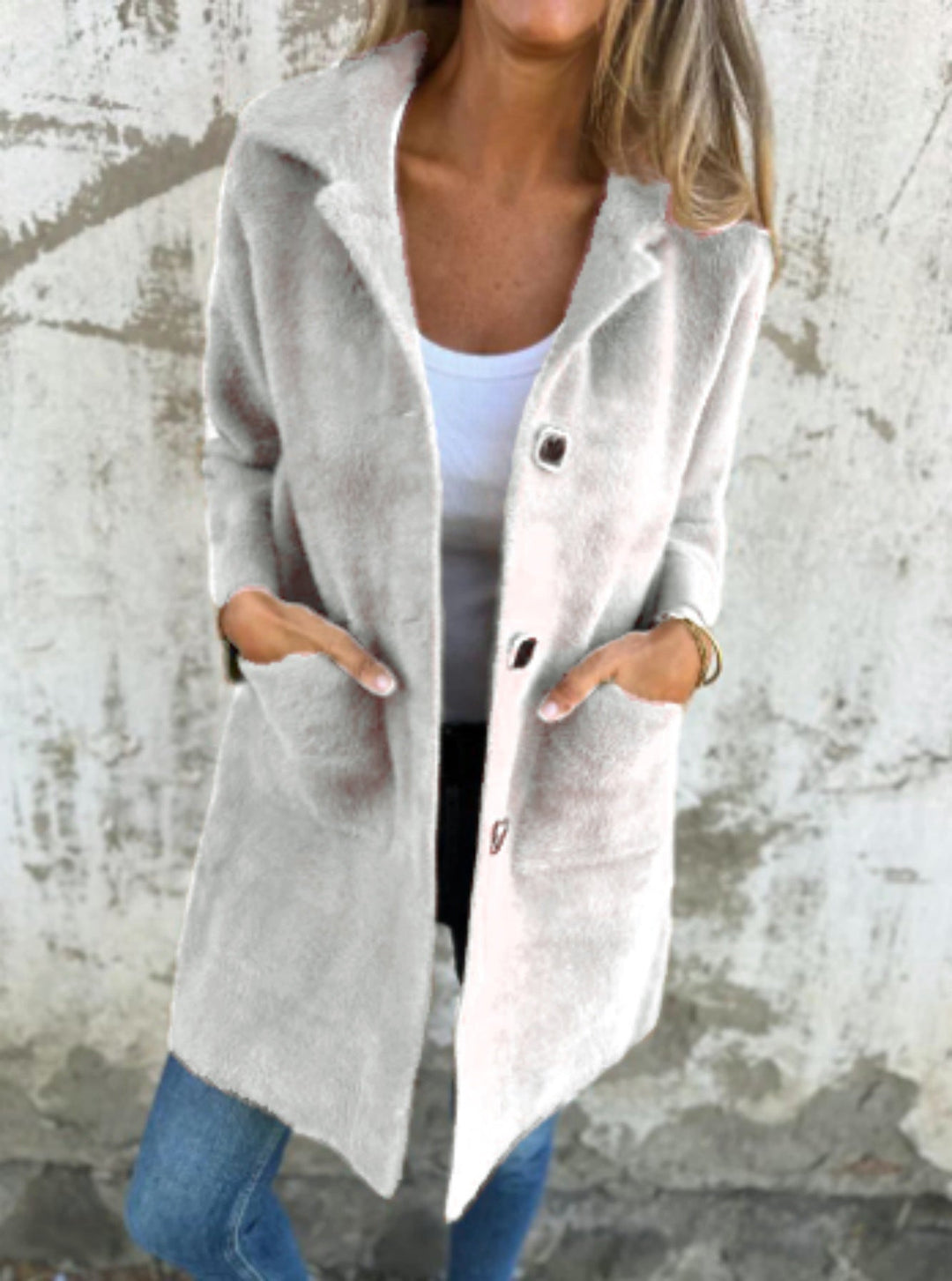Morwenna | Long-Sleeve Button Coat