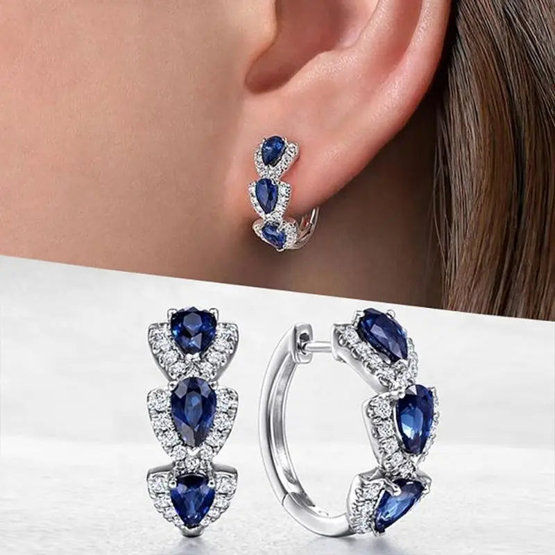 Cleo™ | Sapphire Earrings