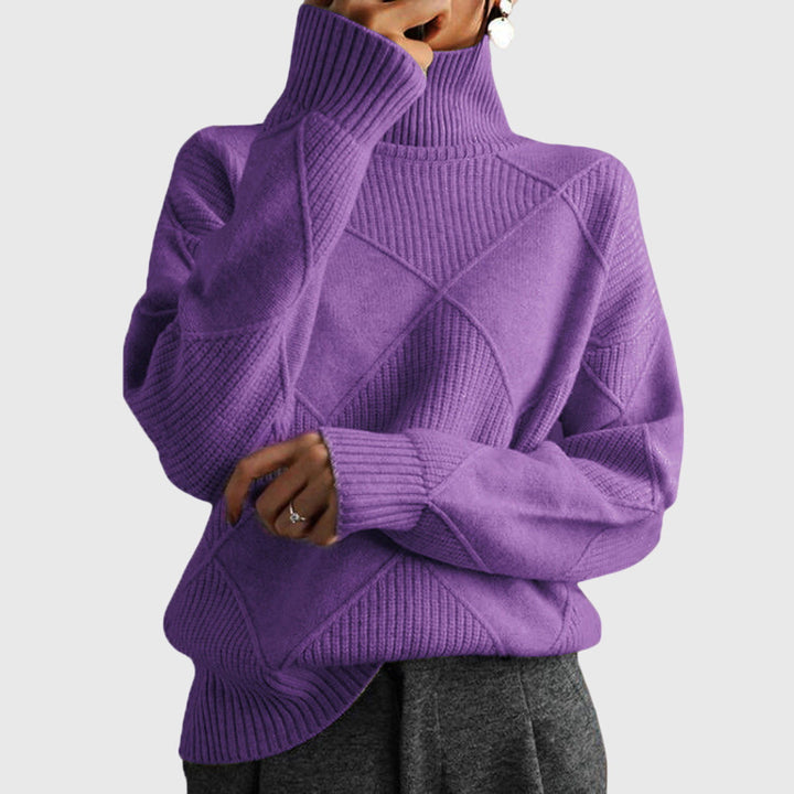Juliette | High-Neck Knit Top