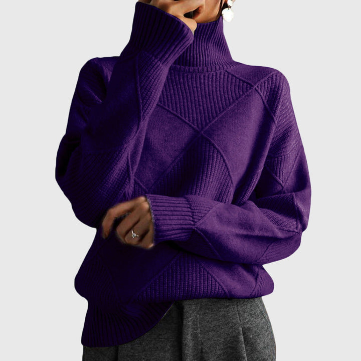 Juliette | High-Neck Knit Top