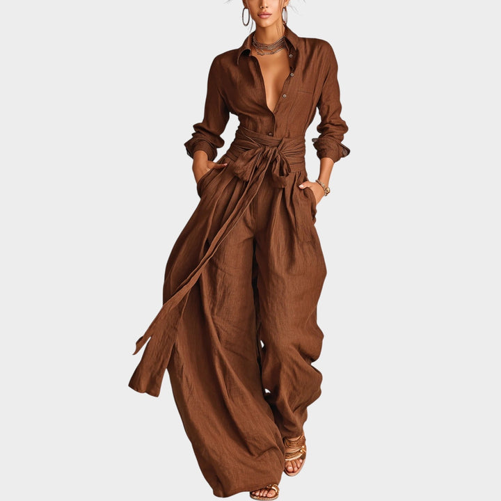 Effortlessly Elegant Wide-Leg Jumpsuit