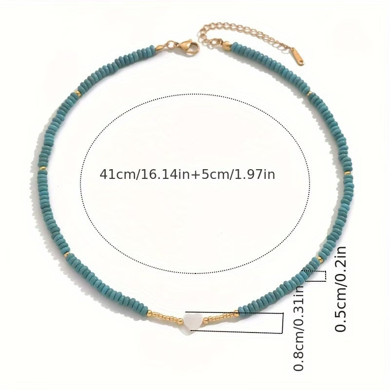 Cora™ | Turquoise Heart Necklace