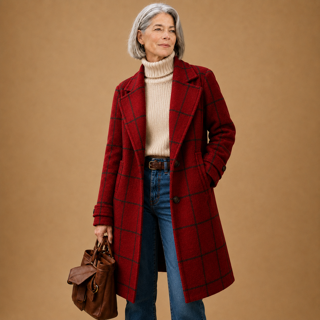 Bethany | Classic Checkered Coat