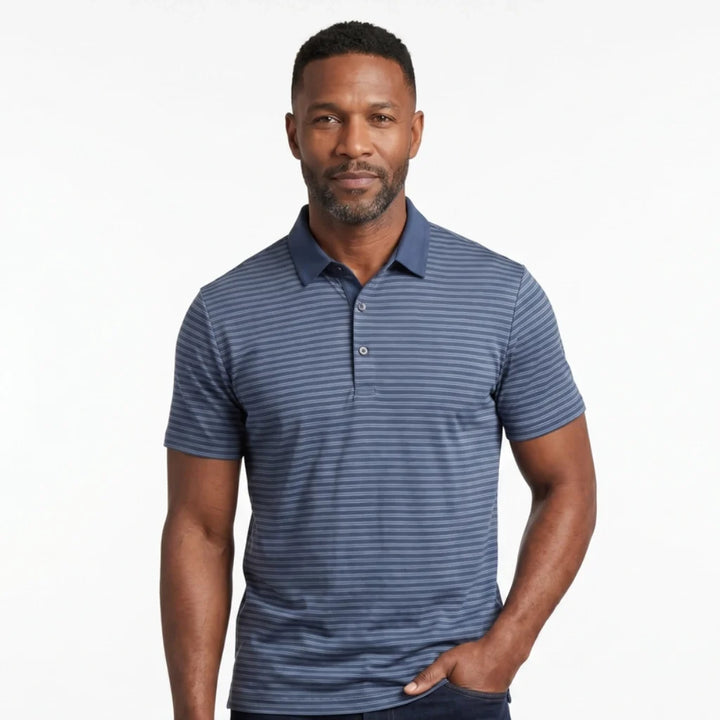 Thaddeus™ | Men's Striped Polo Shirt