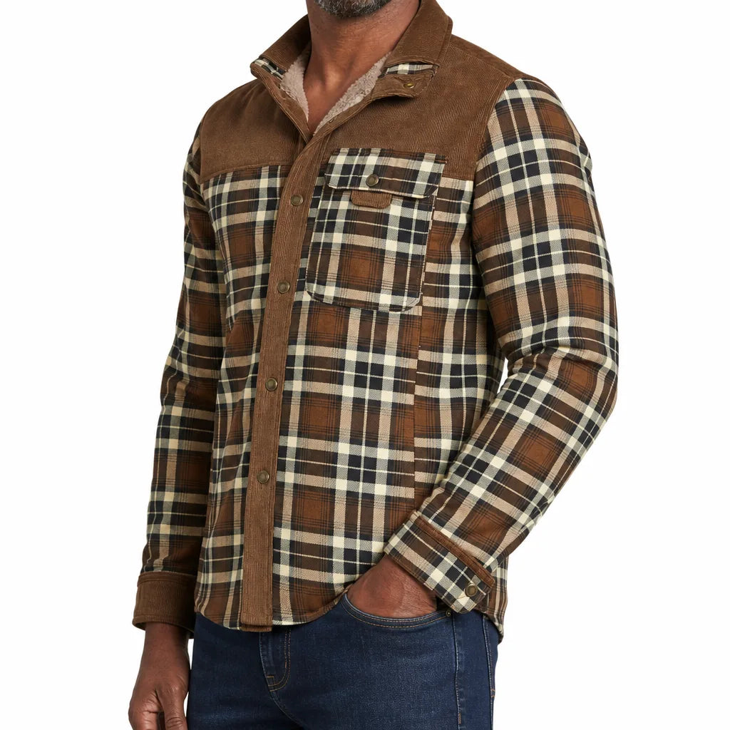 Bram™ | Men's Plaid Barn Jacket
