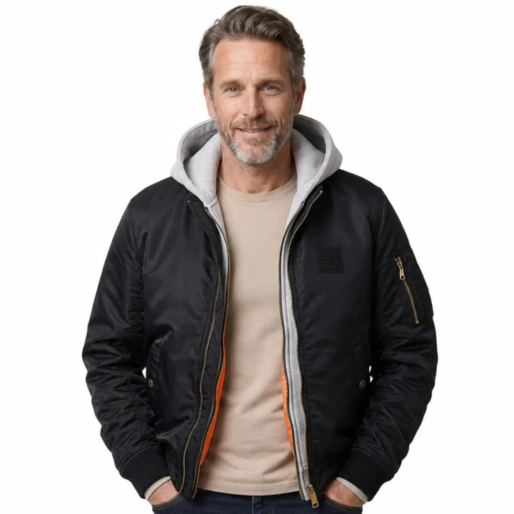 Bronco™ | Men's MA-1 Hooded Bomber Jacket