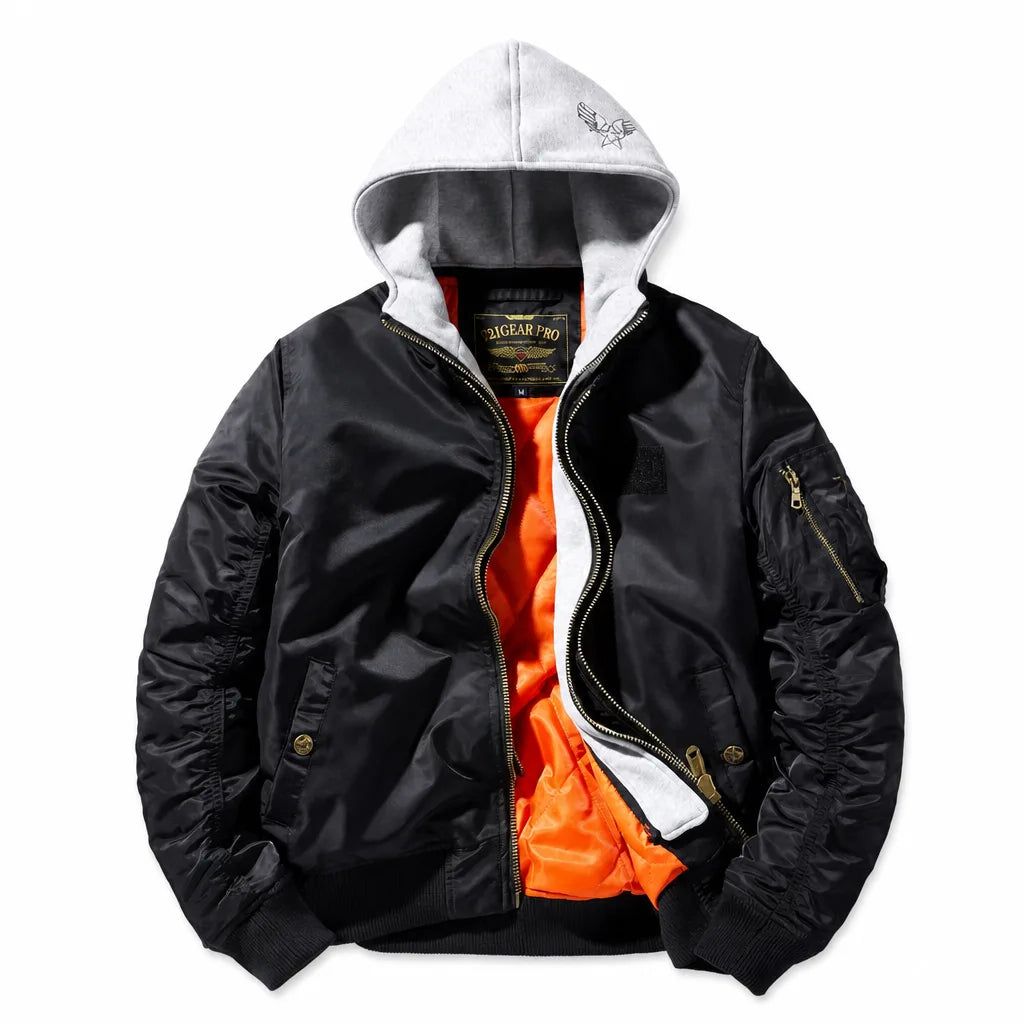 Bronco™ | Men's MA-1 Hooded Bomber Jacket