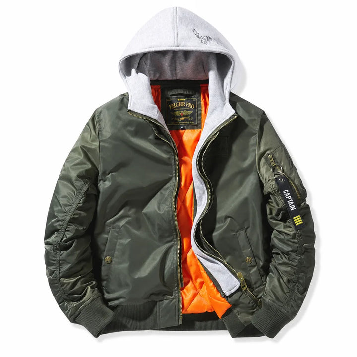 Bronco™ | Men's MA-1 Hooded Bomber Jacket
