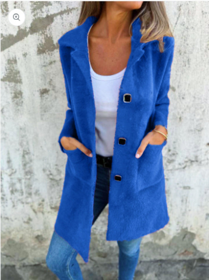 Morwenna | Long-Sleeve Button Coat
