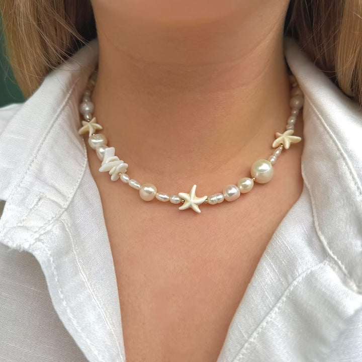 Amira™ | Coastal Pearl Necklace