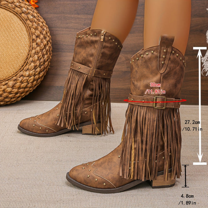 Aurelia™ | Western Tassel Boots